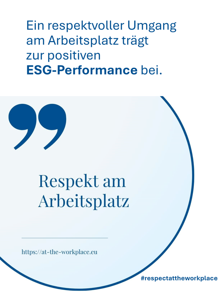 Respekt fördert ESG-Performance